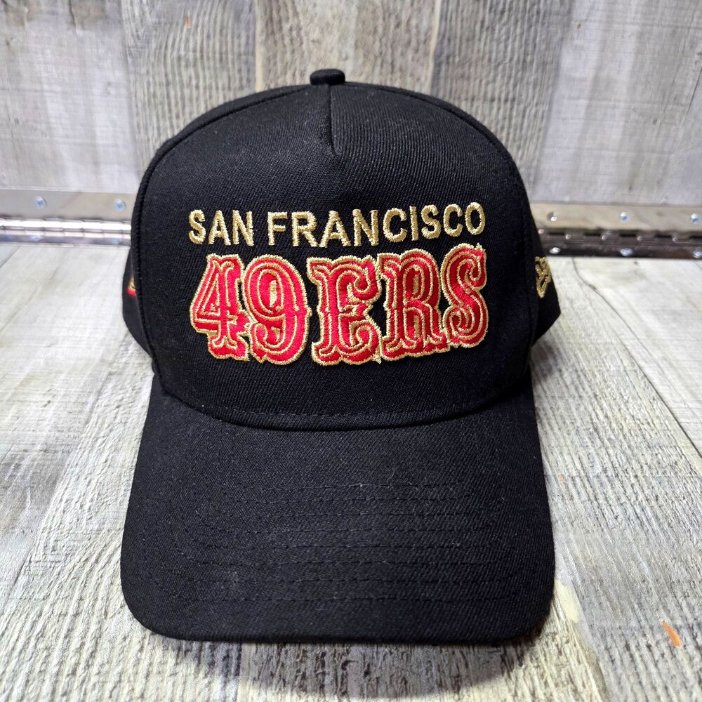San Francisco 49ers 9Fifty SnapBack Hat 1990 Super Bowl XXIV New Era Black